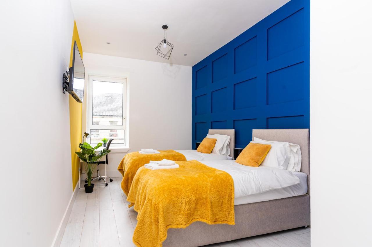 Cheerful 2 Bedroom Homely Apartment, Sleeps 6 Guest Comfy, 3X Double Bed, Parking, Free Wifi, Suitable For Business, Leisure Guest,Glasgow, Glasgow West End, Near City Centre Екстериор снимка